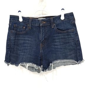 Levi's 505 Straight Leg High Waisted Jean Short Shorts 8